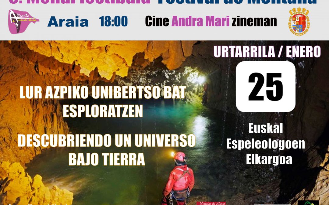 Datorren Larunbatan, Urtarrilak 25: Espeleologia